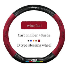 (ELLER RECORD)Rattskydd i kolfiber i mocka till Jeep Wrangler Grand Cherokee Renegade Compass