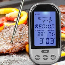Thermomètre numérique sans fil pour aliments TS-BN52, minuterie pour viande et lait grillés