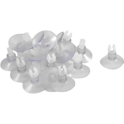 20 x Clips à ventouse pour fixer les accessoires d'aspiration d'aquarium