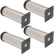 Lot de 4 pieds de meuble réglables pour canapé-lit, 10 cm