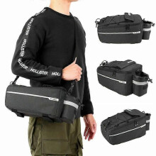 Sacoche arrière de vélo pour porte-vélos arrière de grande capacité avec bandoulière