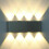 Applique murale - 8W - Aluminium - Blanc chaud 1