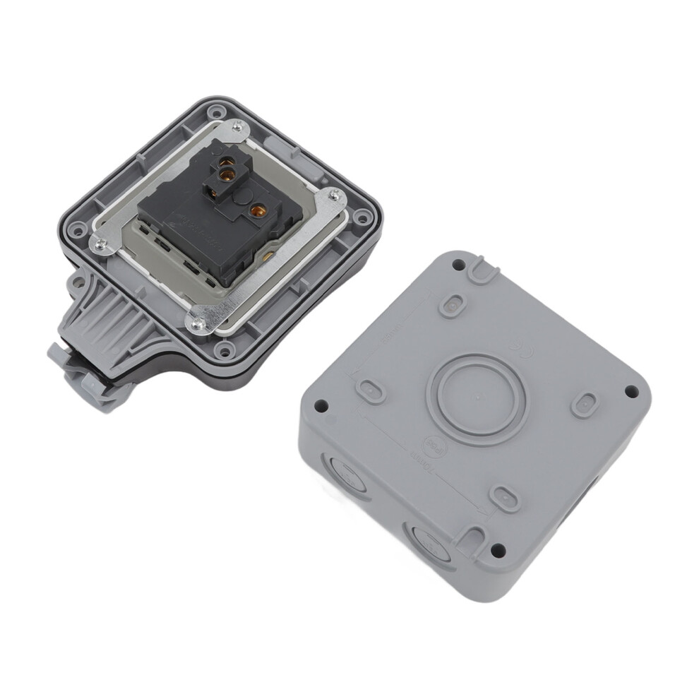 Weatherproof Ip66 Socket Box 16A Outdoor Switch For Balcony Garden Lawn 3131339389324