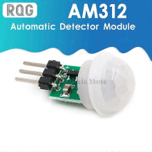 Mini IR Pyroelektrisk Infraröd PIR Motion Human Sensor Automatisk detektormodul AM312 Sensor DC 2.7
