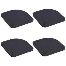 TBEST 4-pack antivibratieplaten voor wasmachine of koelkast - Zwart