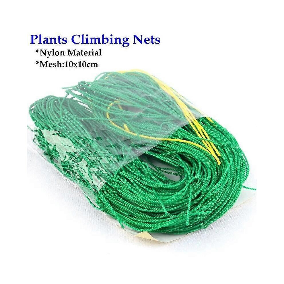 (Filet en nylon 1,8 m x 3,6 m (6 x 12 pieds)) 0,9 m ~ 5 m Filet de jardin en nylon Loofah Fleurs de