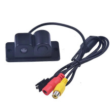 Nouveau système de radar de stationnement de recul vidéo de voiture d'alarme sonore de LED 2 en 1 avec