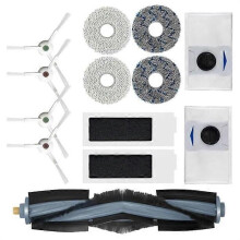 Robot aspirateur ECOVACS DEEBOT T20 Omni, brosse latérale principale, filtre HEPA, serpillères, sacs