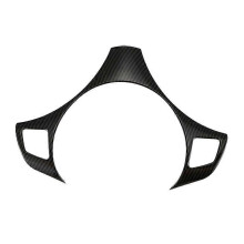 (Zilver) Auto Stuurwiel Decoratie Cover Trim Frame Sticker voor Bmw E90 3 Serie 2005-2012 Auto Accessoires