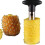 Coupe-ananas - Ananas - Éplucheur - Plastique - Métal - Noir 1