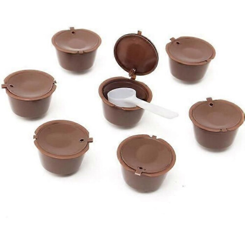 Lot de 10 capsules de café rechargeables et réutilisables pour système Nescafé Dolce Gusto