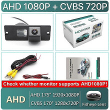 (AHD1080P-175Degree)GreenYi 170 Degree 1920*1080P HD AHD Night Vision fordon bakåtvänd backkamera