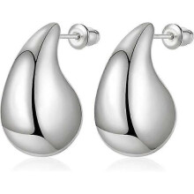 Dames oorbellen 18K goud Dames oorbellen Waterdruppel oorbellen voor dames Hypoallergeen-zilver