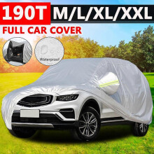 (M 4,65 m x 1,9 m x 1,68 m) 190T Housse de voiture universelle pour SUV Housse de voiture imperméable