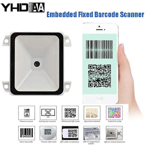 (2D USB) Scanner de codes-barres 1D 2D Lecteur de codes-barres USB QR Interface USB RS232 TTL Scanners