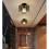 1Pc Industrial Ceiling Light - Metal Cage - Retro - Black 1