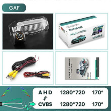 (CVBS-AHD720P)GreenYi 170 HD 1080P bilbackkamera för Mitsubishi Outlander Lancer Sportback i-MiEV