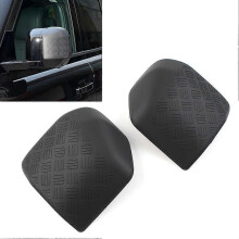 (Matt svart) 2 st Bil Exteriör Backspegel Cover Trim Tillbehör för Land Rover Defender 90 110