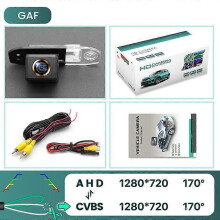 (CVBS-AHD720P)GreenYi 170 HD 1080P bilbackkamera för VOLVO S80 S40 S60 V60 XC90 XC60 Night Vision
