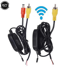2.4G trådlös backkamera RCA-videosändare & mottagare för bil bakåtblicksskärm FM trådlös
