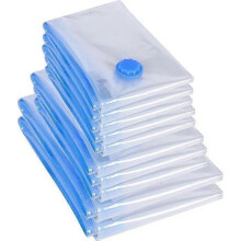 Lot de 20 sacs de rangement sous vide - 3 tailles : S 10 L, M 5 L et 5 L