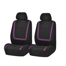 (ZT02-2Seats-Purple) Nytt tyg bilstolsöverdrag för JEEP Wrangler Sahara Commander Cherokee Compass Renegade