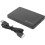 Custodia per disco rigido SSD SATA USB 30 da 25 pollici - Nero 1