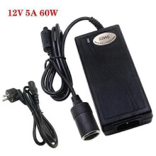 Cigarettändare till nätadapter Adapter 220V/12V 5A 60W