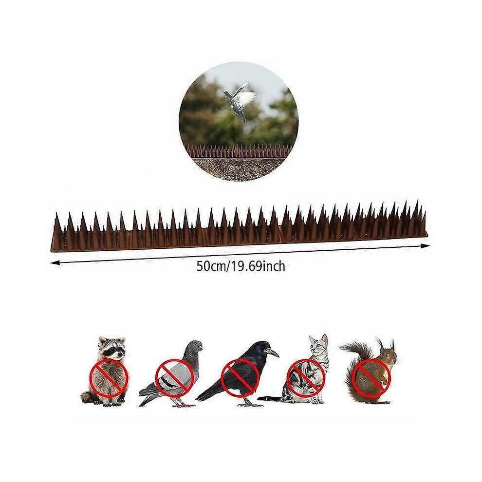 (A) 20/30/40/50 cm anti-escalade, antivol, pic anti-oiseaux, clôture murale, pratique, jardin, mur,