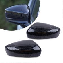 2 st Carbon Fiber Style Dörr sidovinge Bakre spegel Cap Cover Trim Passar för Mazda 6 Atenza 2018