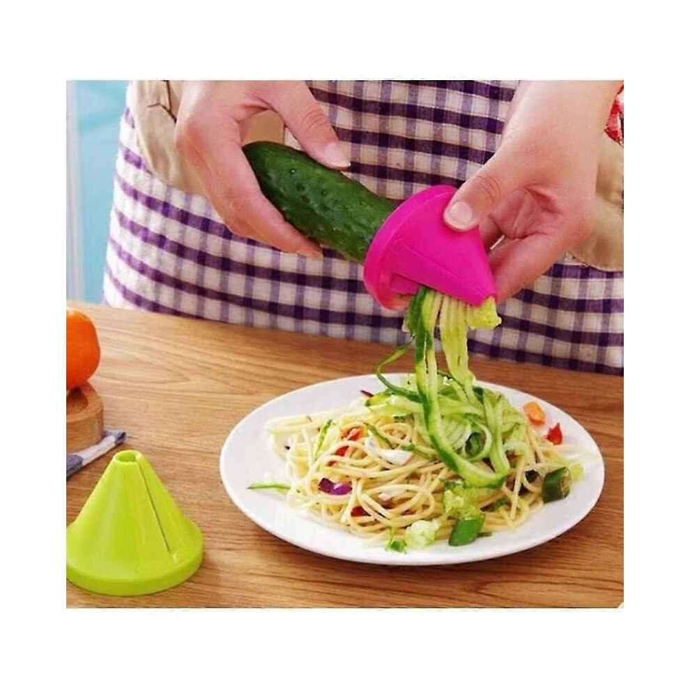 Vegetable Spiralizer - Vegetable Spiral Spaghetti Cutter Vegetable Slicer Peeler Julienne Spiral Slicer