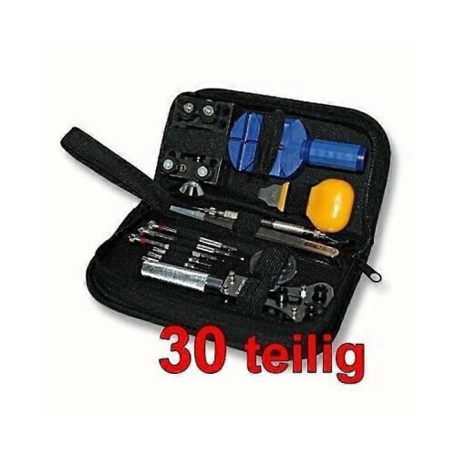 Watch Repair Tool Set - Professional - 30 Pieces - Nylon Bag - Antimagnetic - Precise