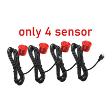 (röd)4 st/lot sensorer för parkeringssensorer tillbehör 22mm 6 färg Assistance Reversing Radar-sond