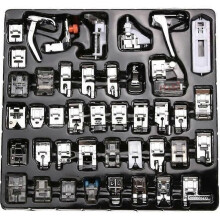 Kit de 42 pieds presseurs pour machine à coudre ONEVER pour Singer, Brother, Janome - Haute qualité