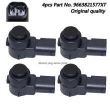 4st OEM 9663821577XT Parkeringssensor bakre stötfångare för Citroen C4 C5 Peugeot 307 308 0263003587