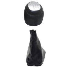 (R 1 2 3 4 5 6 par)Bil växelspaksknopp Boot Damask Cover för SAAB 9-3 2003 2004 2005 2006 2007