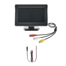 (430A (moniteur uniquement)) Caméra arrière MJDOUD avec écran pour caméra de recul de véhicule LED étanche