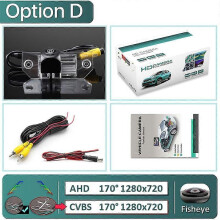 (D-CVBS720P-AHD720P)GreenYi 170 graders AHD 1920*1080P Special fordonsbackkamera för Ford Focus