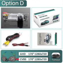 (D-CVBS720P-AHD720P)GreenYi 170 grader 1920x1080P AHD specialbackkamera för fordon för Renault Koleo