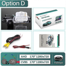 (D-CVBS720P-AHD720P)GreenYi 170 grader 1920x1080P AHD specialbackkamera för fordon för Kia K5 Optima