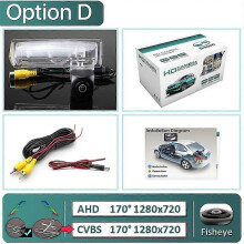 (D-CVBS720P-AHD720P) Caméra de recul GreenYi 170 degrés 1920x1080P AHD pour véhicule spécial pour Lexus