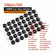 (Für Forid) 50 teile/los 14MM Auto Schlüssel Logo Aufkleber Epoxy Remote Key Aufkleber logo für KD/VVDI