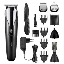 6-in-1 tondeuse voor mannen, baardtrimmer, oplaadbare multifunctionele baardtrimmer, haar, wenkbrauwen,