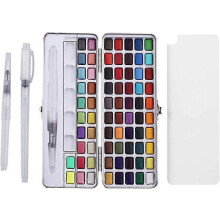 Watercolour Paint Set Watercolor Paint Set Kannettava Paletti - Professional Watercolor Box 72 Colors
