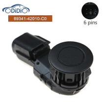 (1 st)89341-42010 6 Pins Black Parking Assist PDC Sensor 66206935598 För Toyota RAV4 2012-2017 Tundra