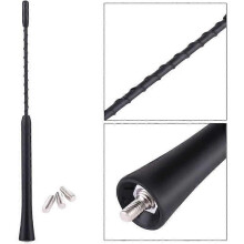 Antenne radio FM universelle de 9 pouces, flexible et antibruit, avec vis