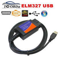 Nytt OBD2 diagnostiskt verktyg ELM327 USB V1.5 Plast Auto Cable Interface OBDII CAN-BUS Code Reader