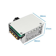 AC 220V 2000W 4000W 5000W Högeffektsspänningsregulatorer Dimmer SCR Hastighetsregulator Strömförsörjning