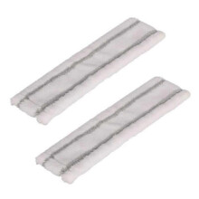 Lot de 2 chiffons en microfibre pour nettoyeur de vitres Karcher WV1 WV50 WV75