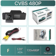 (CVBS-720x480P)AHD1080P Bilnummerskylt Light Backkamera för Buick Lacrosse GL8 Encore Excelle